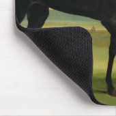 Rutlandの「素晴らしい黒」の公爵、c.1720 (油o マウスパッド (コーナー)