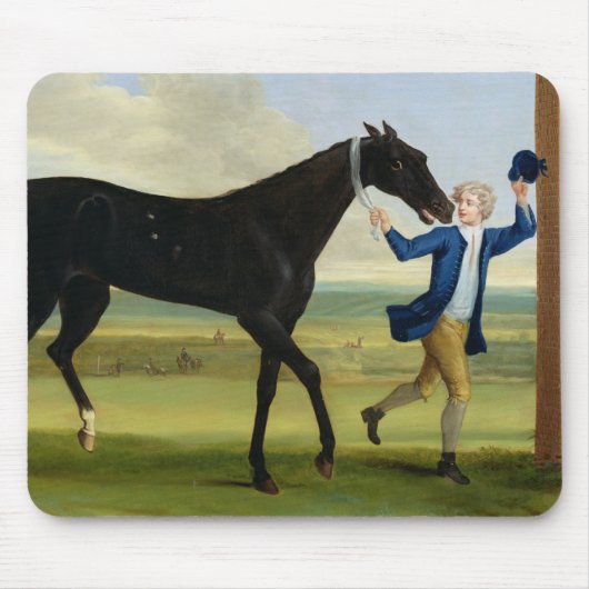 Rutlandの「素晴らしい黒」の公爵、c.1720 (油o マウスパッド (正面)