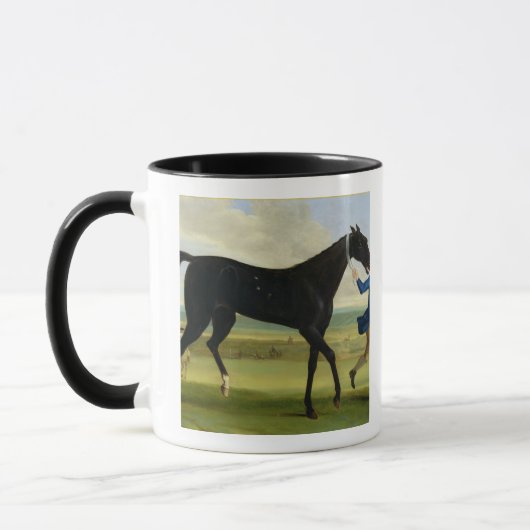 Rutlandの「素晴らしい黒」の公爵、c.1720 (油o マグカップ (左)