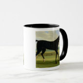 Rutlandの「素晴らしい黒」の公爵、c.1720 (油o マグカップ (正面右)