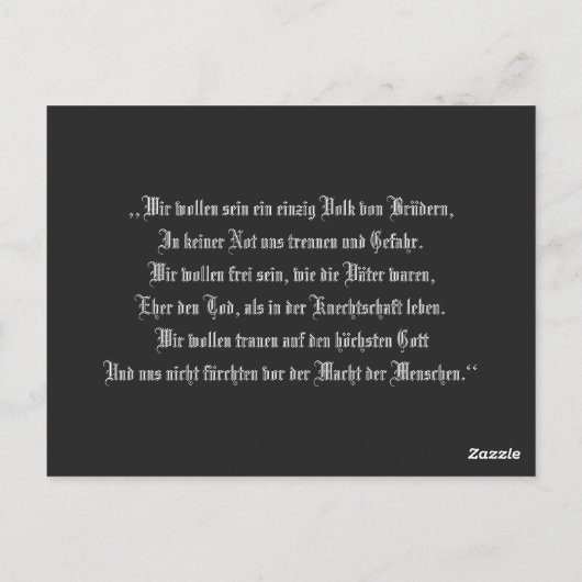 Rütlischwur ポストカード (裏面)