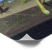 Ruysch -バラブランチWith Kafer And Bee ポスター (角)