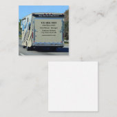 RVおよびオートモーティブ販売サービス名刺 スクエア名刺 (正面/裏面)