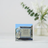 RVおよびオートモーティブ販売サービス名刺 スクエア名刺 (スタンド正面)