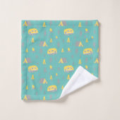 RVとキャンピングラブパーフェクトキャンプ バスタオルセット (ウォッシュタオル)