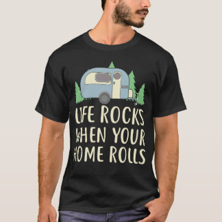 RVのオーナーシャツがホーム転がに着いた時のライフ Tシャツ