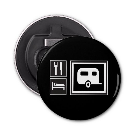 RVのキャンピングカーのあなたのビールを開けて下さい 栓抜き (正面)