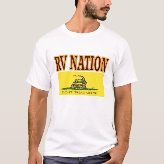RVの国家は私で踏みません Tシャツ (正面)