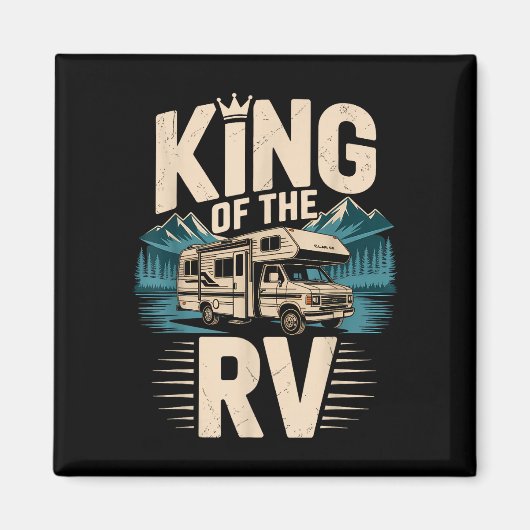 RVの王様 キャンピング アドベンチャー マグネット (正面)