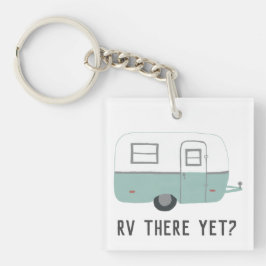 RVはまだか？ヴィンテージキャンパトレーラー キーホルダー