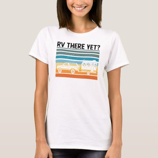 RVまだあり道路旅行ギフトバン Tシャツ (正面)