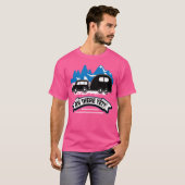Rvまだまだ道路おもしろい旅行旅行キャンプ Tシャツ (正面フル)