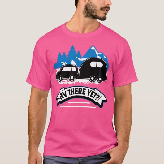 Rvまだまだ道路おもしろい旅行旅行キャンプ Tシャツ (正面)