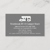 RVアンドキャンパーディーラー小売店 名刺 (正面)