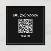 RVオートホームカスタムQR スクエア名刺 (裏面)