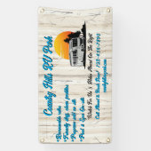 RVカスタマイズパークキャンサイトハイウェイ 横断幕 (縦)