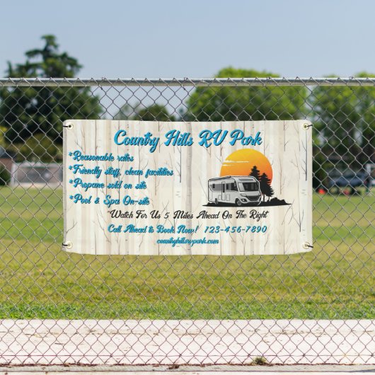 RVカスタマイズパークキャンサイトハイウェイ 横断幕 (インサイチュ)