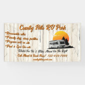 RVカスタマイズパークキャンサイトハイウェイ 横断幕 (横)