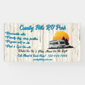 RVカスタマイズパークキャンサイトハイウェイ 横断幕 (横)