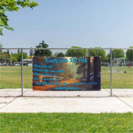 RVカスタマイズパークキャンプグラウンドハイウェイ 横断幕