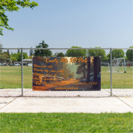 RVカスタマイズパークキャンプグラウンドハイウェイ 横断幕