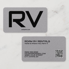 🚐 RVカスタム QRコード・プレミアム 名刺
