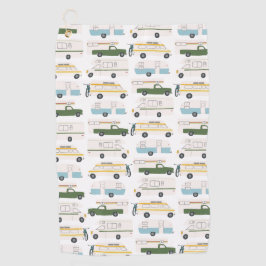 RVカンパーバンライフモーターホームトレーラカスタマイズー ゴルフタオル