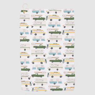 RVカンパーバンライフモーターホームトレーラカスタマイズー ゴルフタオル