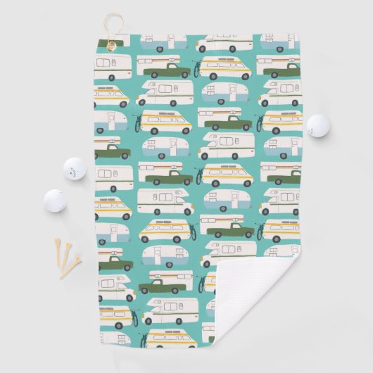 RVカンパーバンライフモーターホームトレーラカスタマイズー ゴルフタオル (インサイチュ)