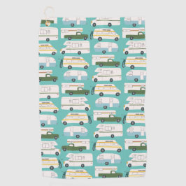 RVカンパーバンライフモーターホームトレーラカスタマイズー ゴルフタオル