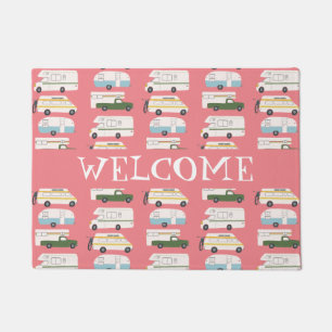 RVカンパーバンライフモーターホームトレーラカスタマイズー ドアマット