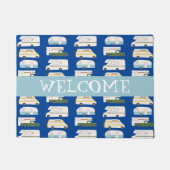 RVカンパーバンライフモーターホームトレーラカスタマイズー ドアマット (正面)