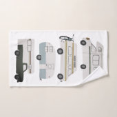 RVカンパーバンライフモーターホームトレーラカスタマイズー バスタオルセット (ハンドタオル)