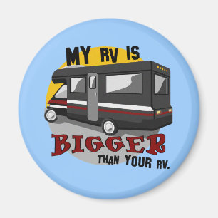 RVキャおもしろいンピングマグネット マグネット