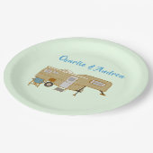 RVキャパーソナライズされたンピング紙プレート ペーパープレート (アングル)