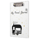 RVキャラバンを使用した白黒と金ゴールド クリップボード (左)