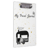 RVキャラバンを使用した白黒と金ゴールド クリップボード (右)