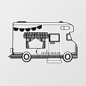 RVキャンパーキャラバンサンダー_コーブ ウィンドウサイン (シート)