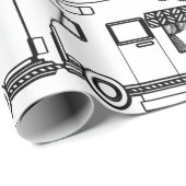 RVキャンパーキャラバンサンダー_コーブ ラッピングペーパー (ロールコーナー)