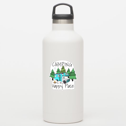 RVキャンパートレーラービニールステッカー シール (ウォーターボトル)