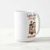 RVキャンパードッグドライバマンガ – Doggone Adventure コーヒーマグカップ (正面右)