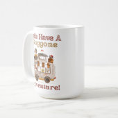 RVキャンパードッグドライバマンガ – Doggone Adventure コーヒーマグカップ (正面左)