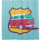 RVキャンパー寿命 シャワーカーテン (正面)