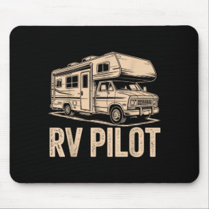 RVキャンピングキャンパーRVパイロットロードトリップアドベンチャー マウスパッド