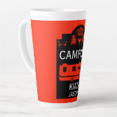 RVキャンピングキングUSA カフェラテマグ (左アングル)