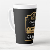 RVキャンピングキングUSA カフェラテマグ (左アングル)