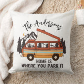 RVキャンピングテントトレーラーホームキャンピングテントトレーラーホームあなたがそれを駐車する クッション (ブランケット)