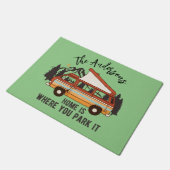 RVキャンピングテントトレーラーホームキャンピングテントトレーラーホームあなたがそれを駐車する ドアマット (アングル)