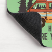 RVキャンピングテントトレーラーホームキャンピングテントトレーラーホームあなたがそれを駐車する マウスパッド (コーナー)