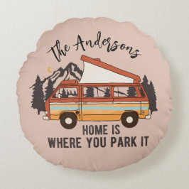 RVキャンピングテントトレーラーホームキャンピングテントトレーラーホームあなたがそれを駐車する ラウンドクッション